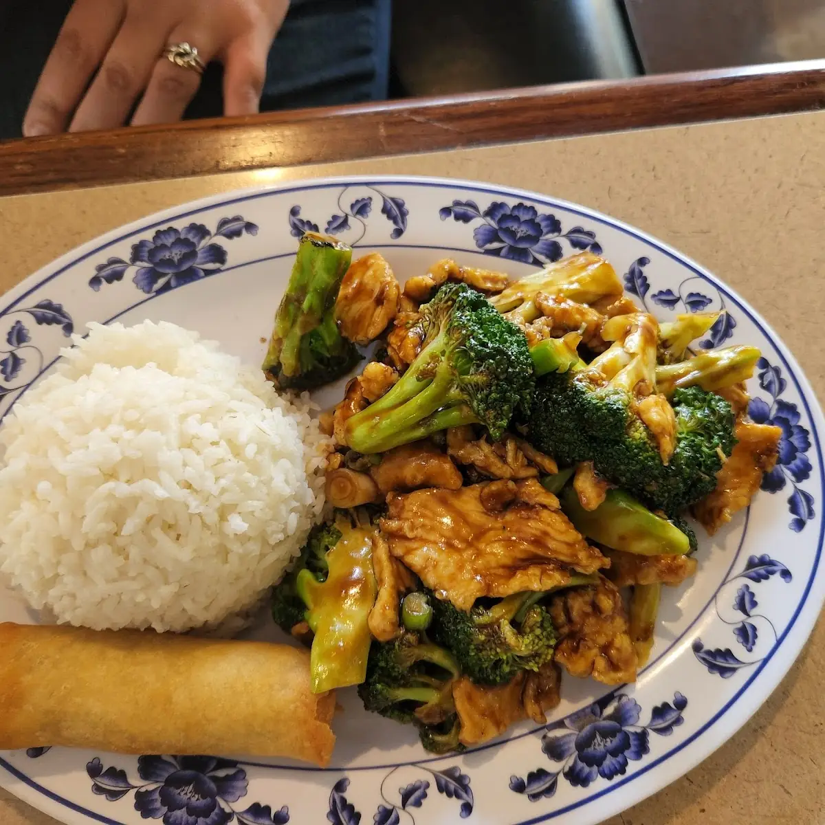 Broccoli with Bean Curd Brown Sauce