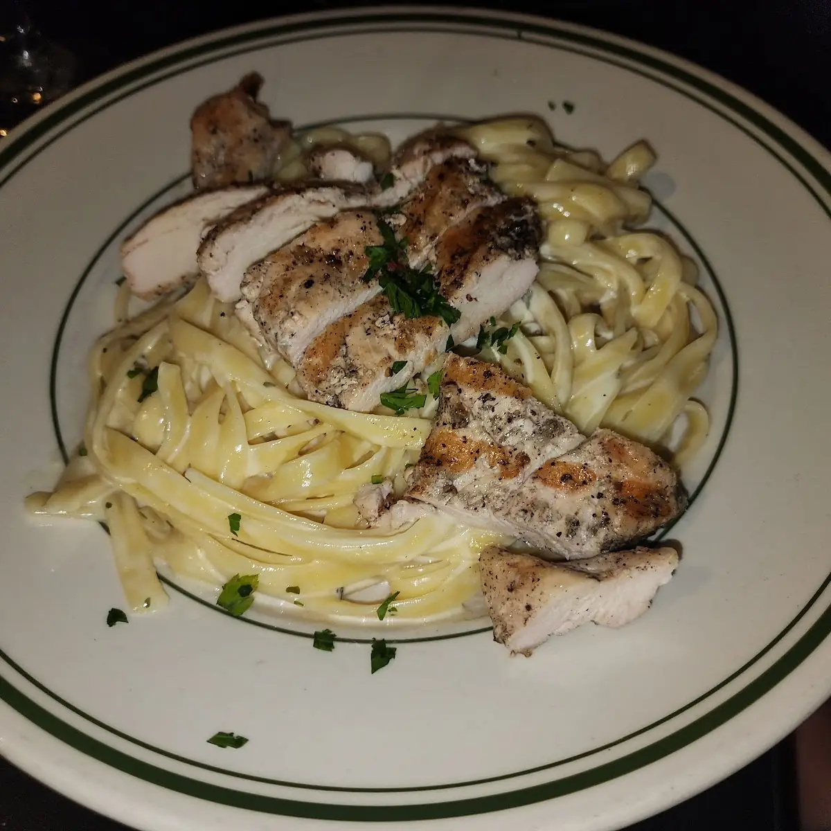 Fettuccine Alfredo with Chicken