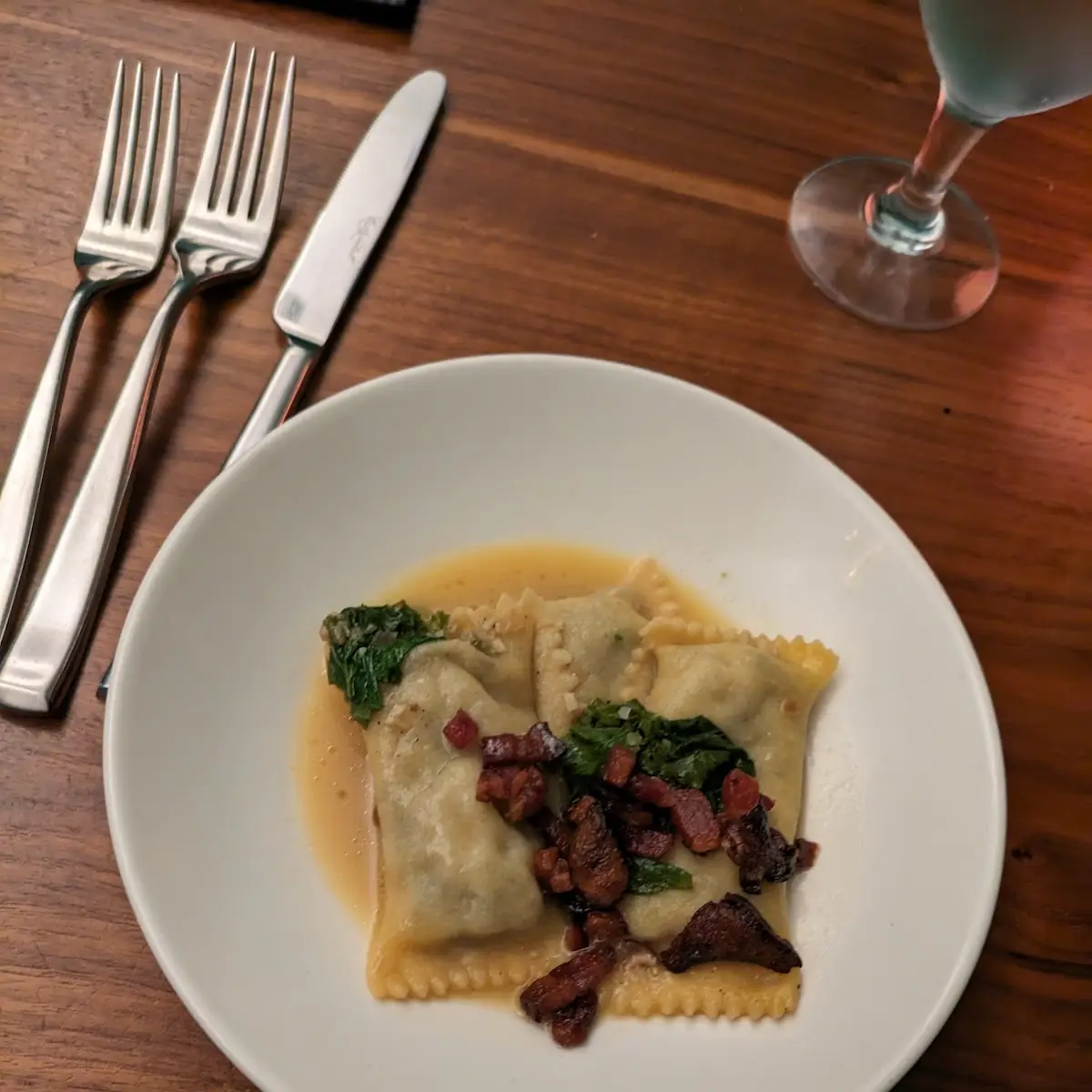 Artichoke & Goat Cheese Agnolotti