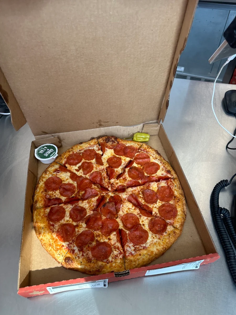 Pepperoni Pizza, Papa Johns Pizza