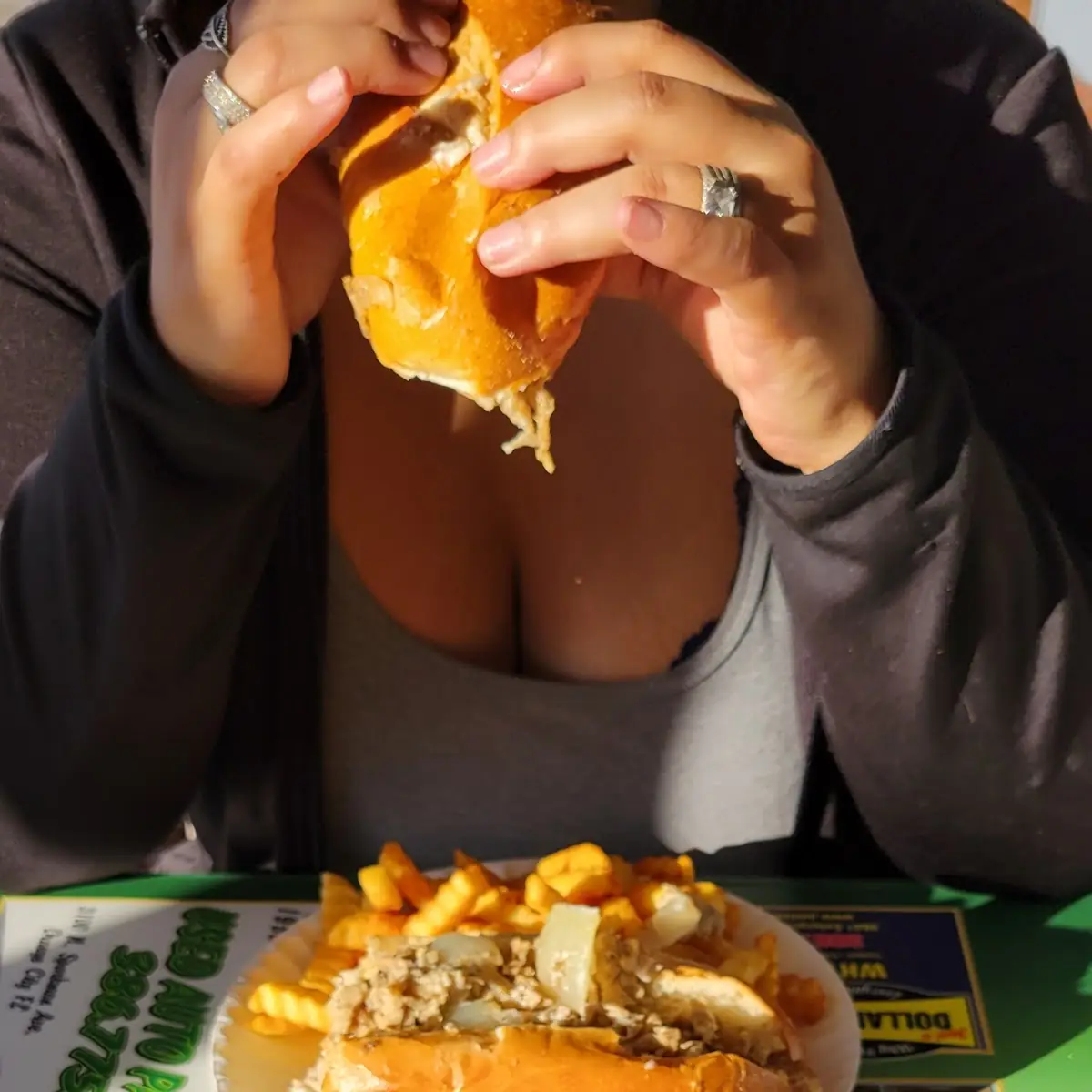Chicken Cheesesteak and Philly Cheesesteak