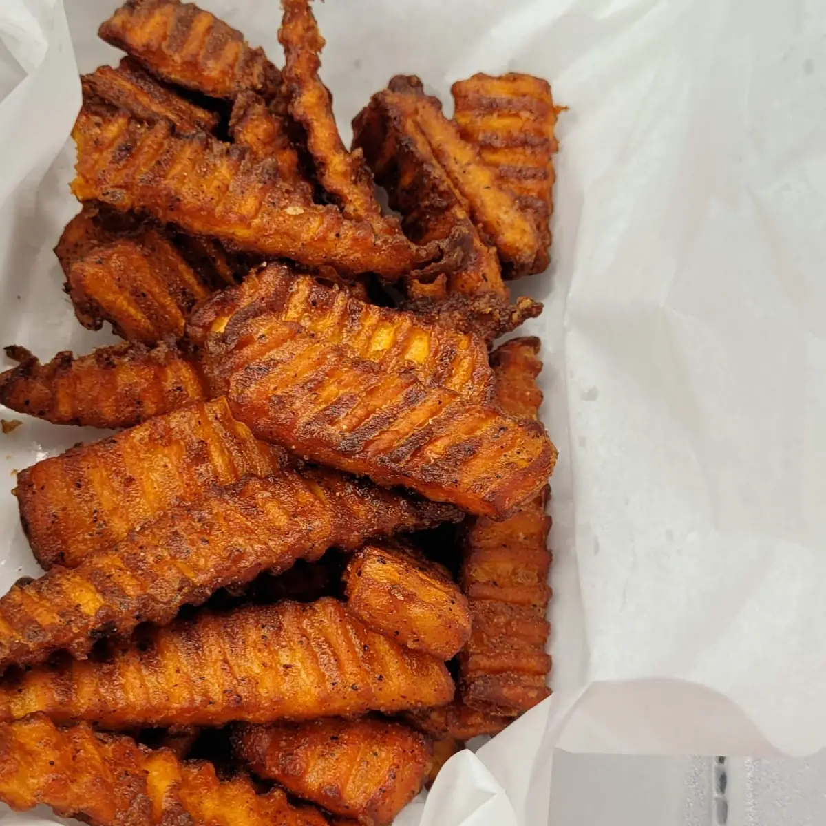 Burnt Sweet Potato Fries