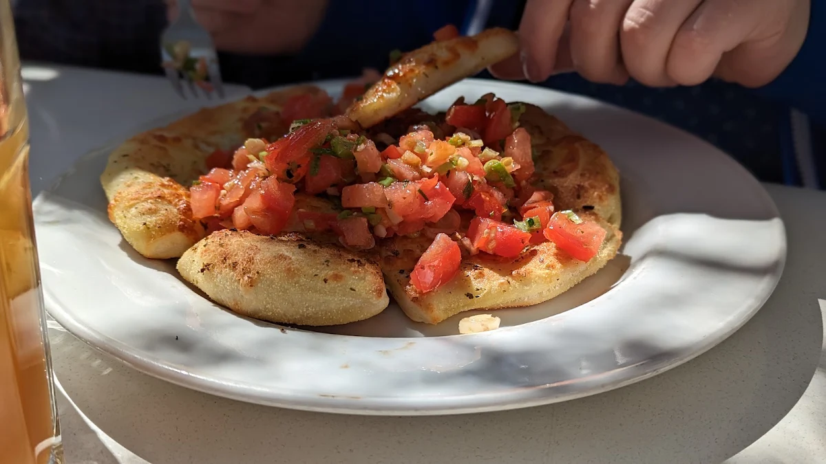 Bruschetta, Restaurant Violet Angel