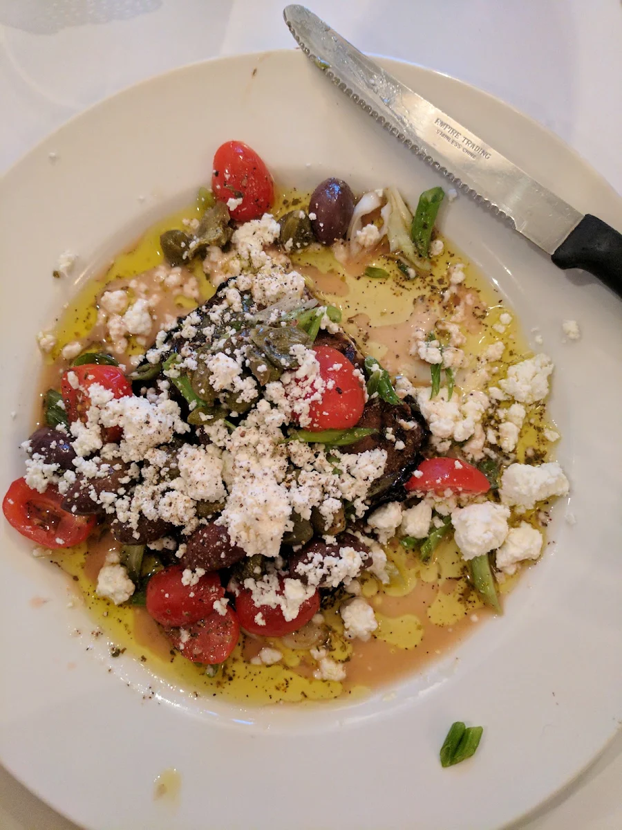 Portobello Di Chèvre, Restaurant Violet Angel
