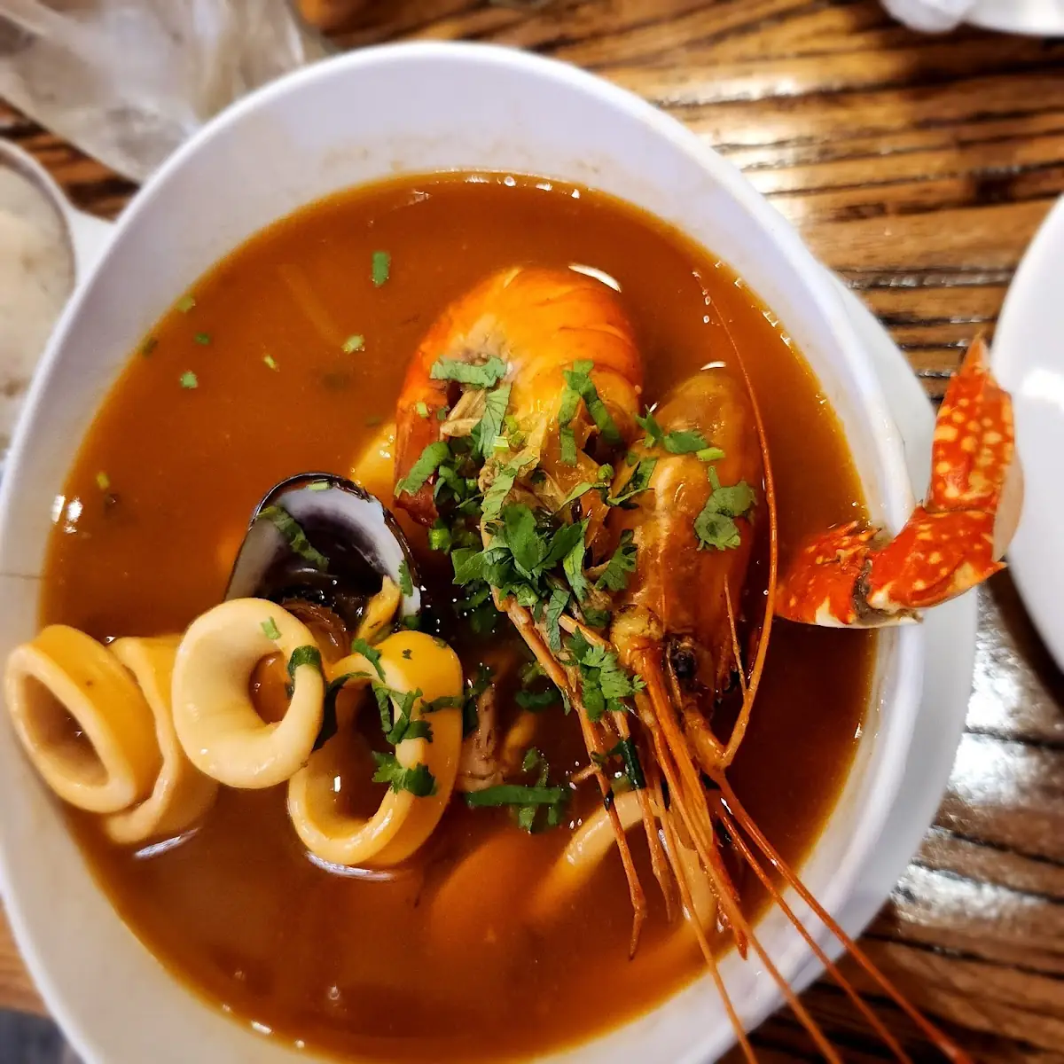 Peruvian Seafood Soup