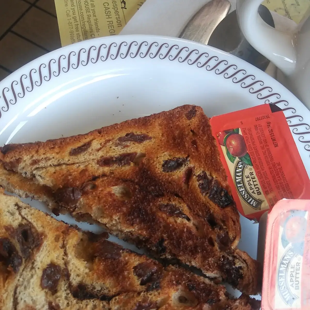 Cheese N' Eggs with Raisin Toast