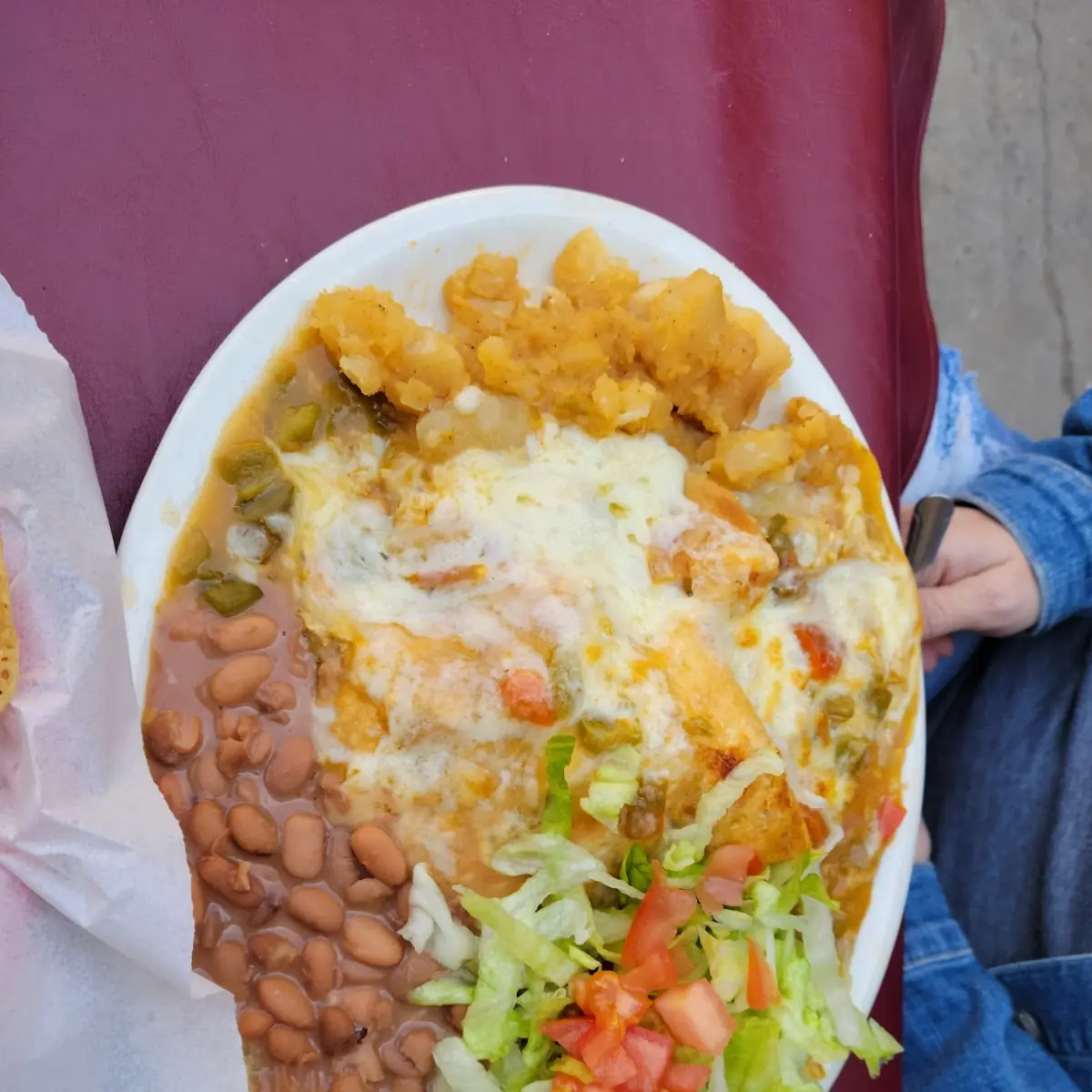 Smothered Breakfast Burrito