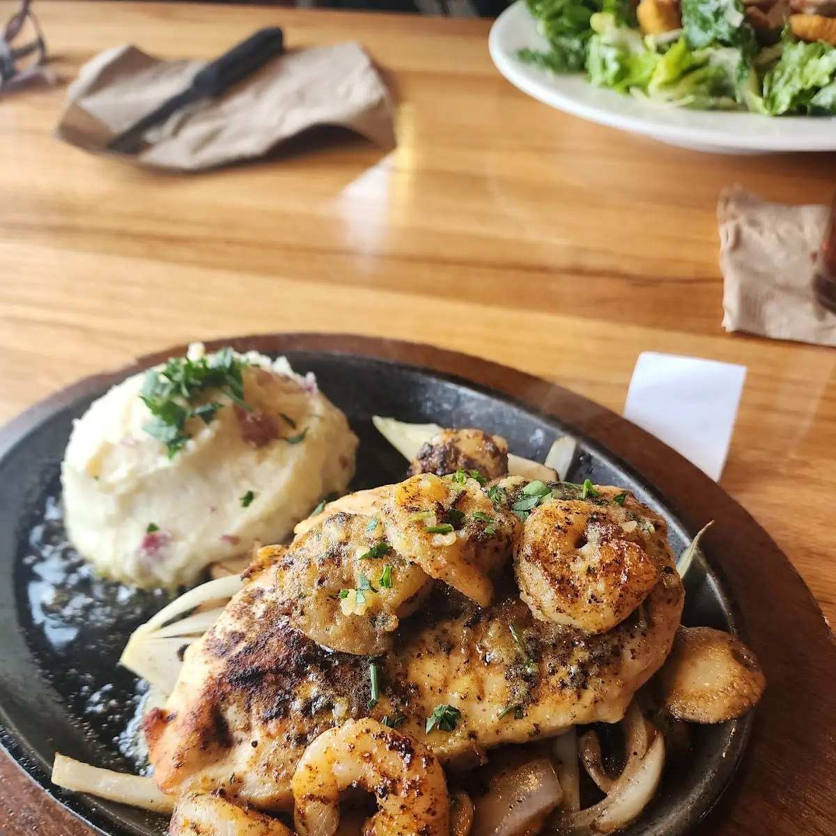 Shrimp 'N Parmesan Sirloin