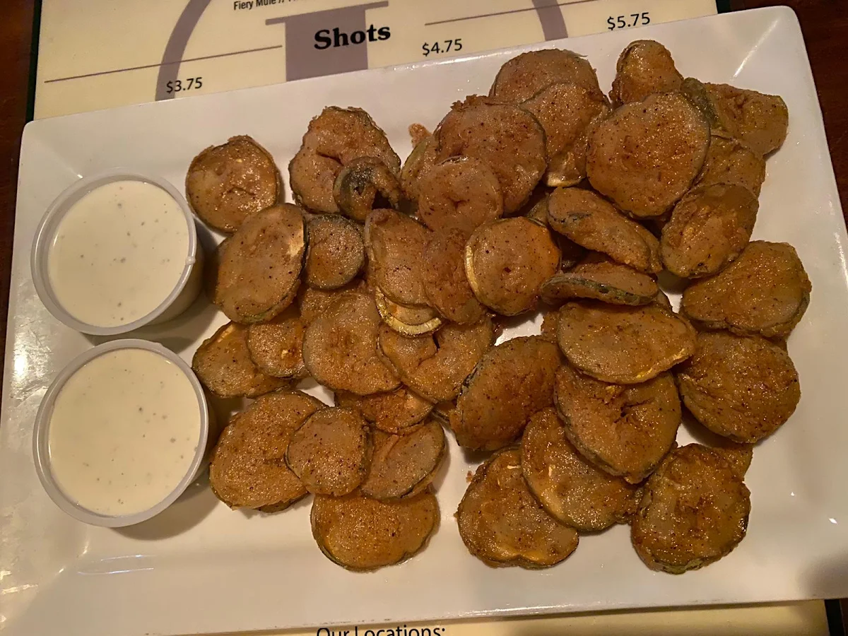 Fried Pickles with Ranch Dressing