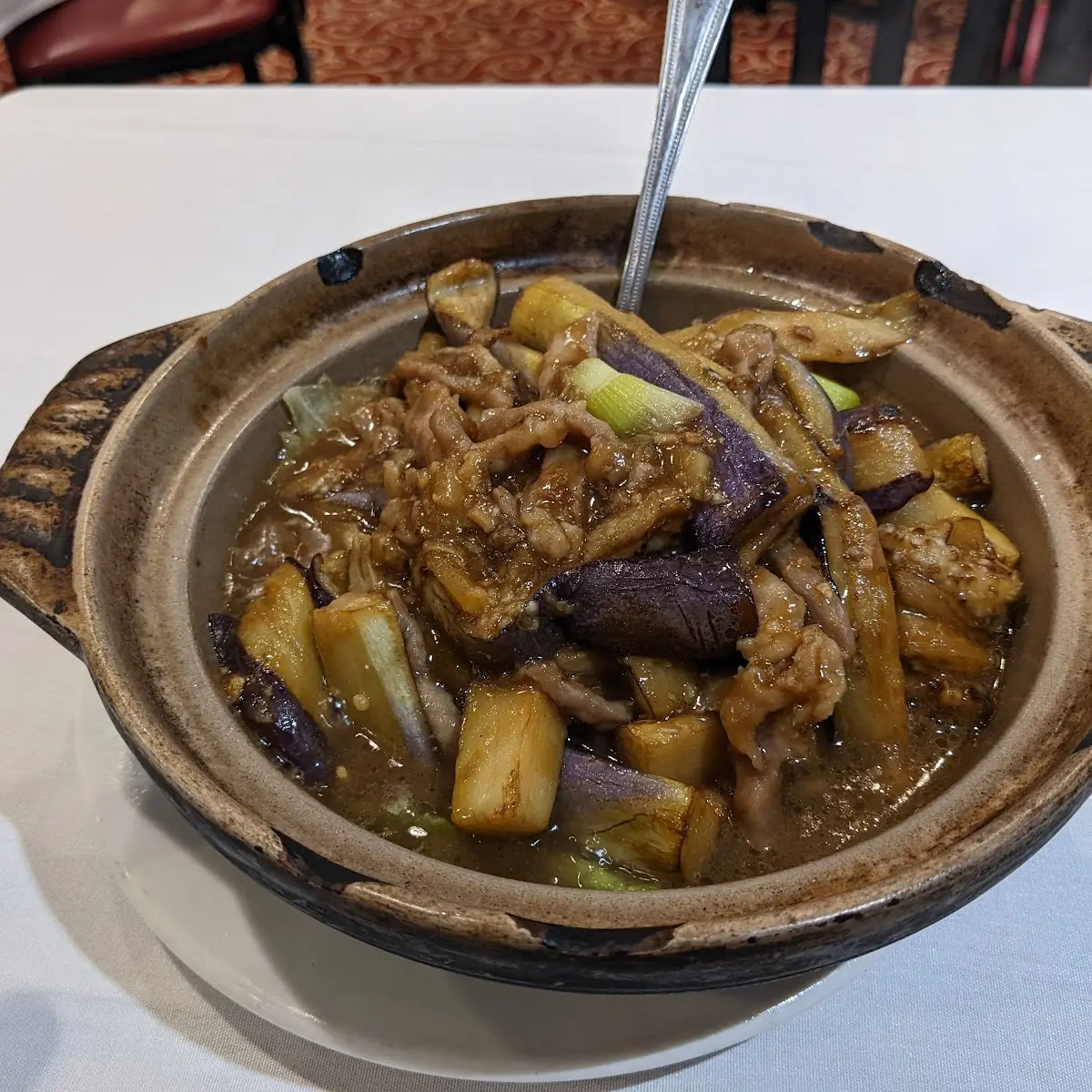 Eggplant Pork with Salted Fish