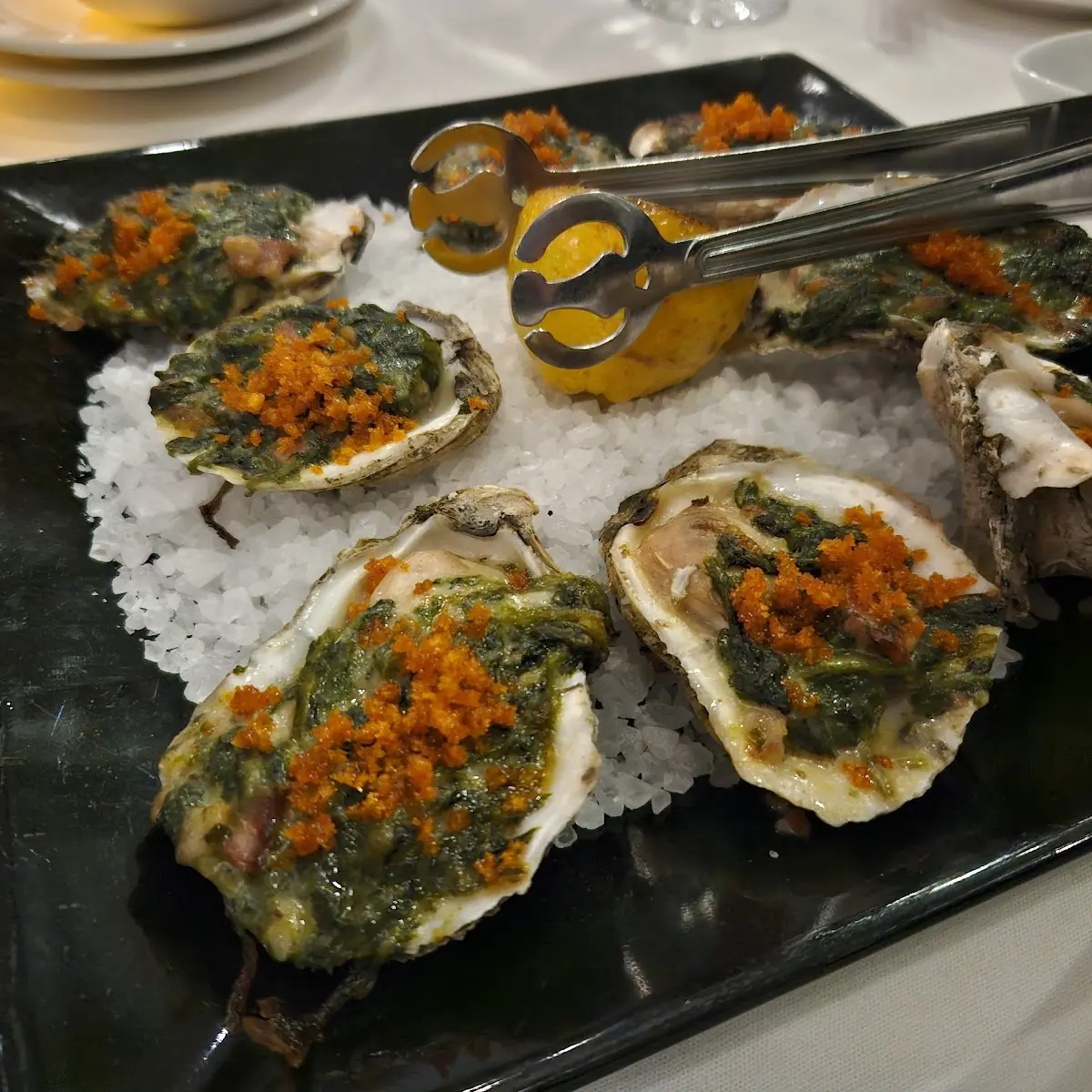 Oysters Rockefeller