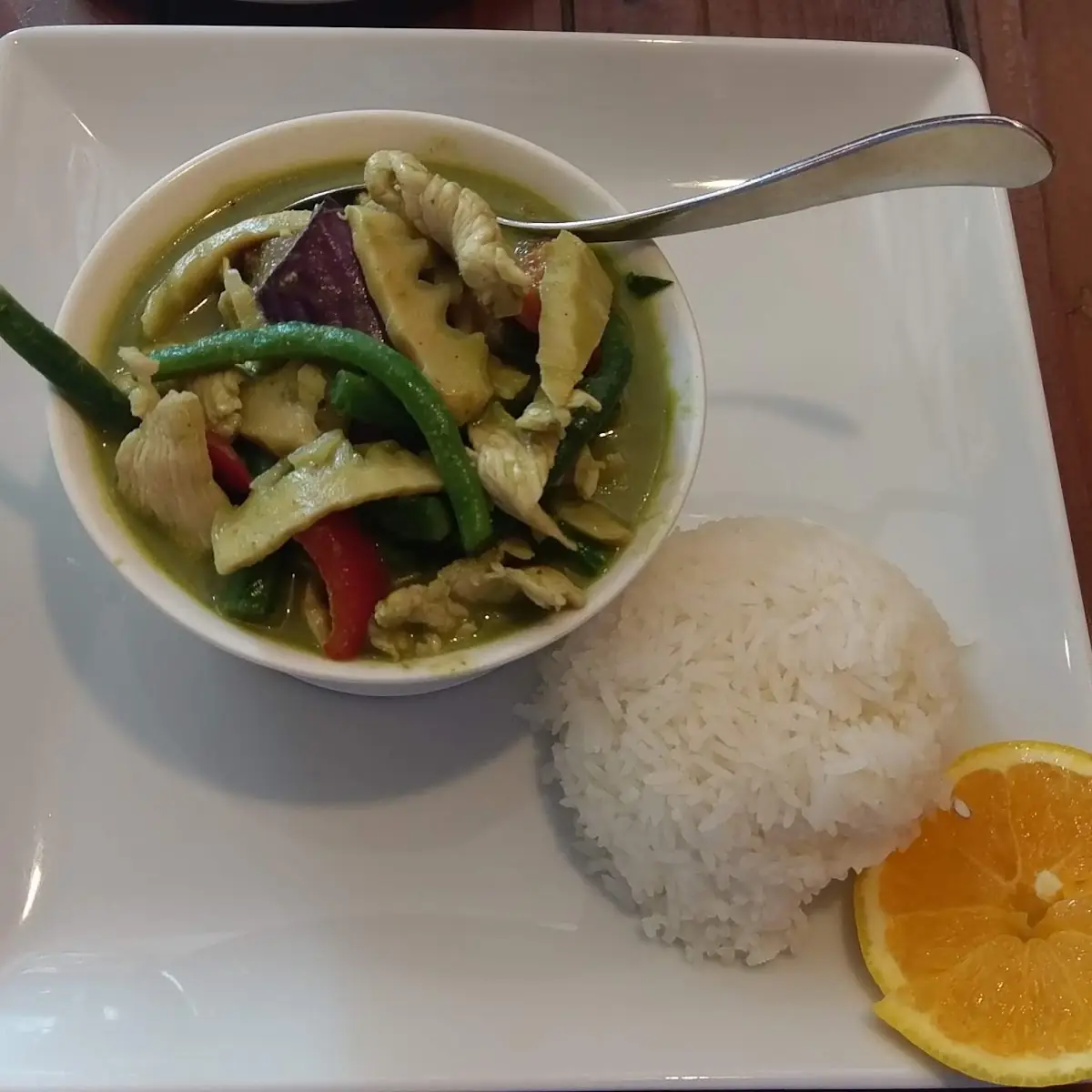 Green Curry Chicken Lunch