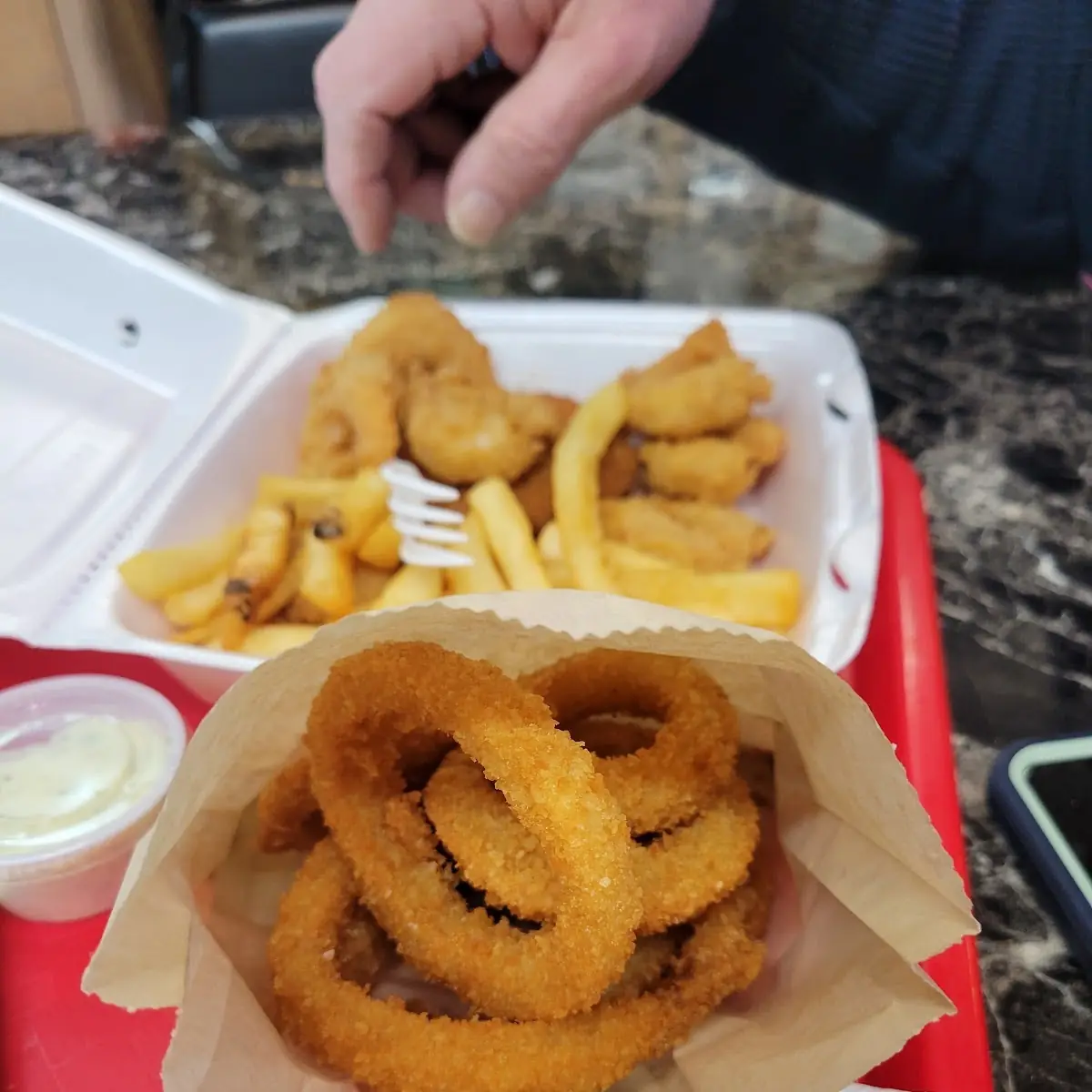 Batter Dipped Onion Rings