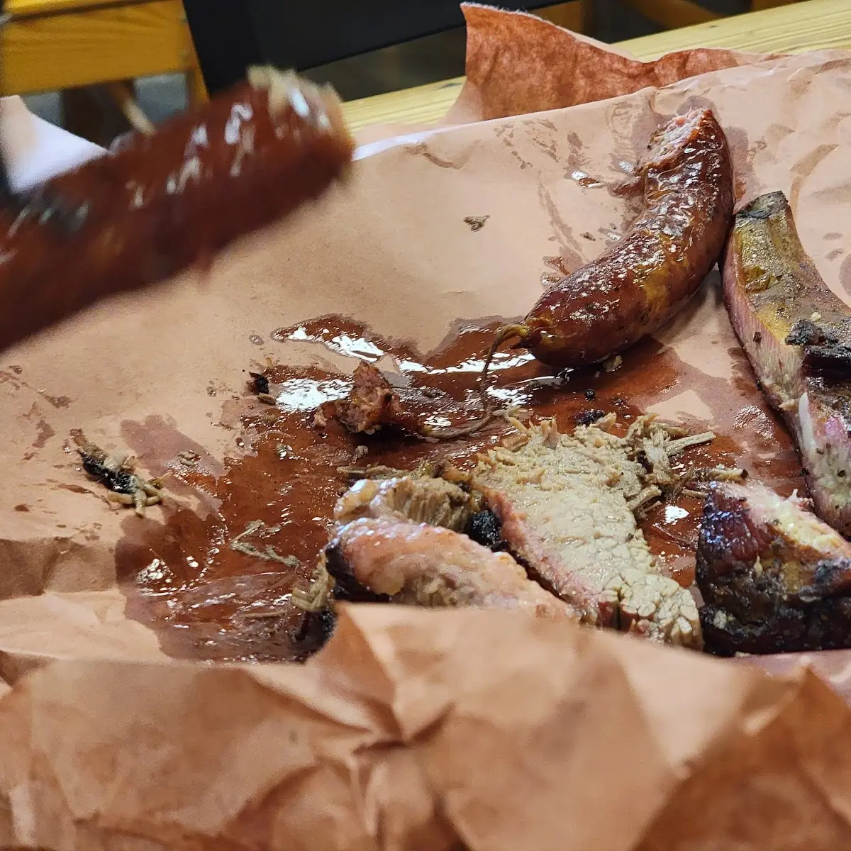 Texas BBQ Brisket and Sausage