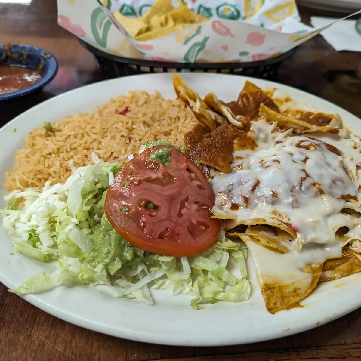 C. One Bean Burrito, One Cheese Enchilada, One Bean Tostada Topped with Cheese Sauce