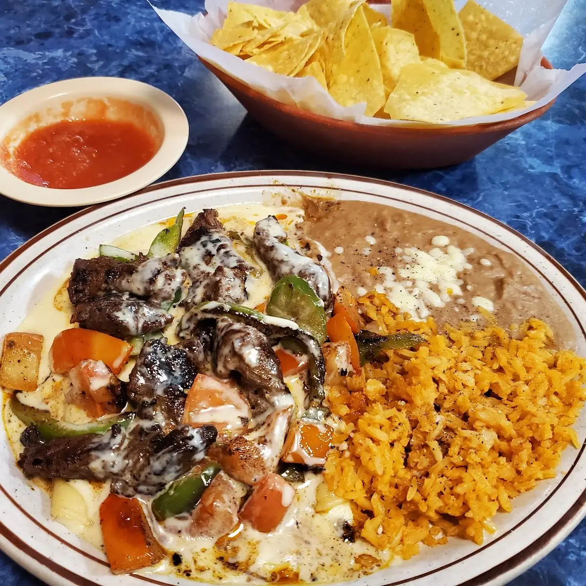 Steak Fajita Enchiladas