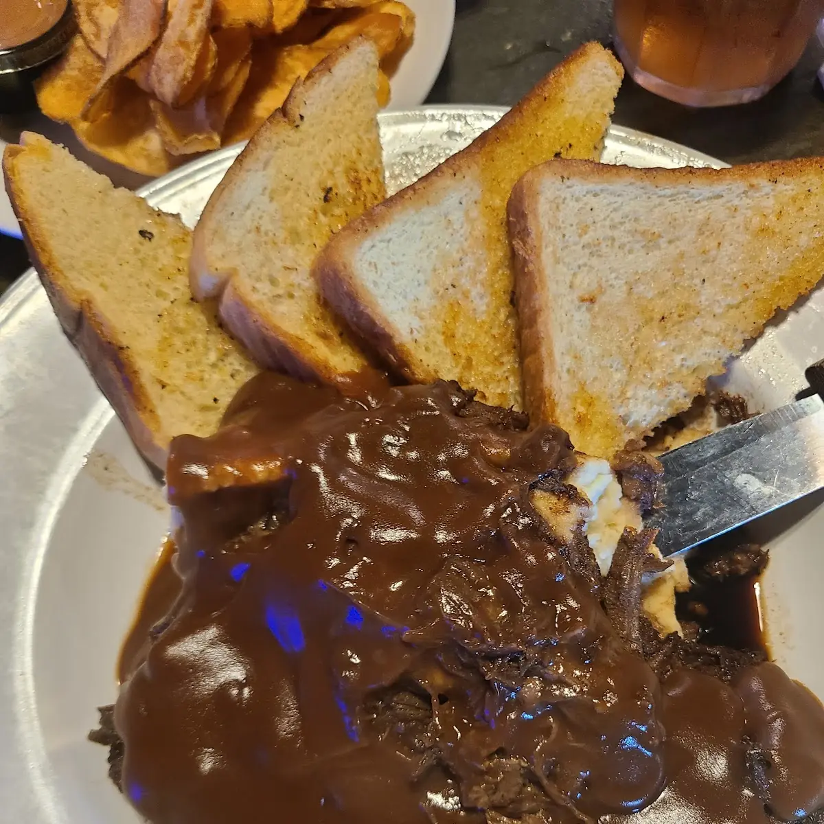 Open Face Beef