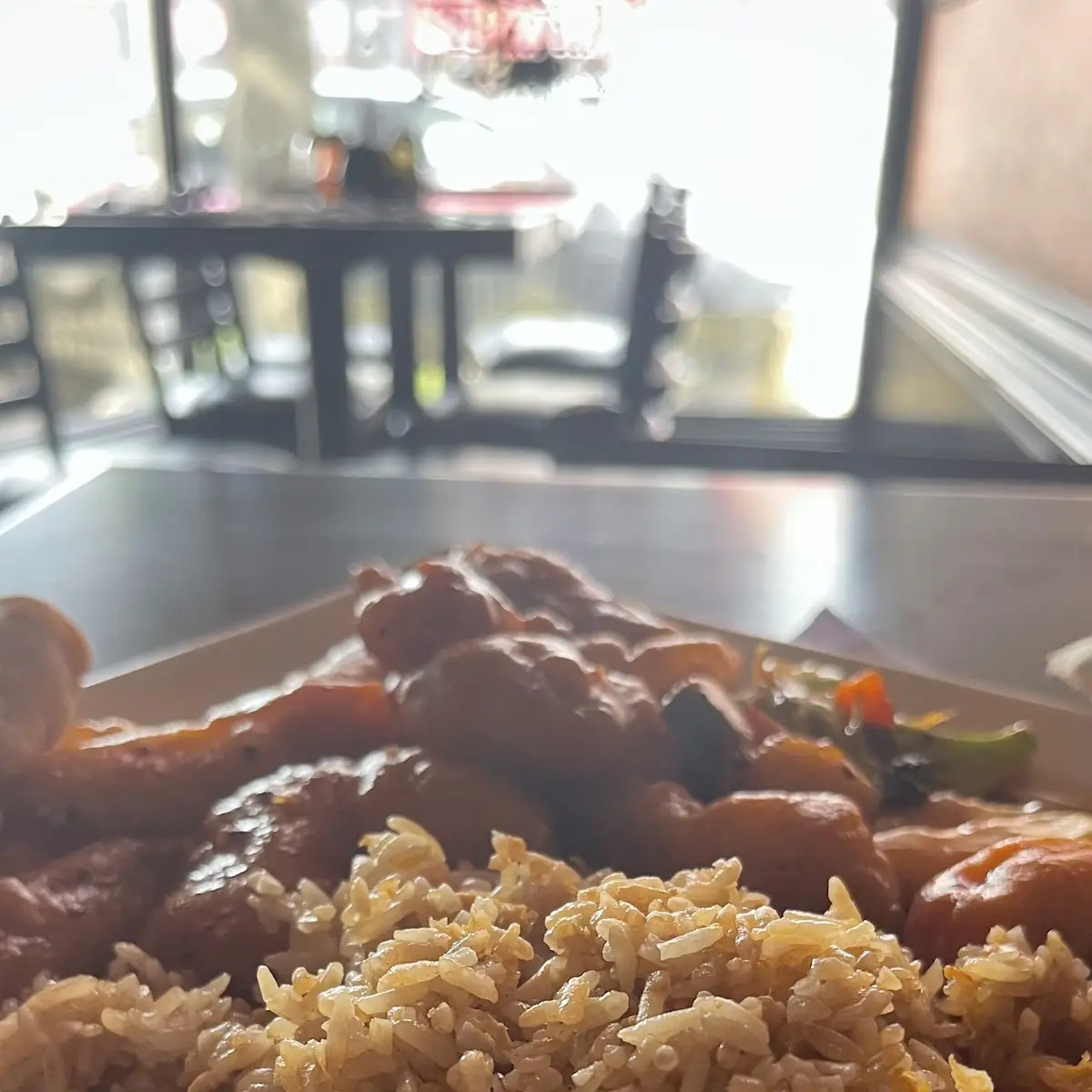 General TSO's Chicken w Fried Rice