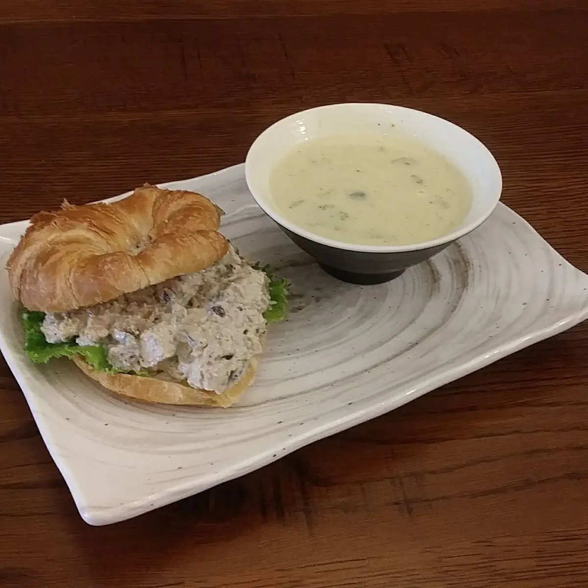 Chicken Salad & Broccoli Soup