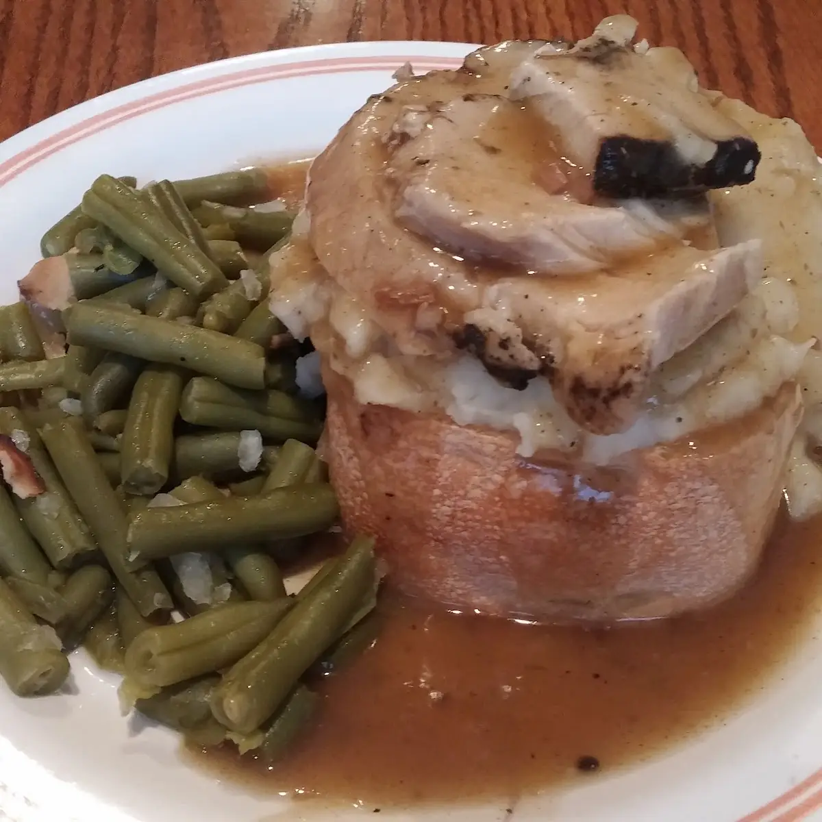 Turkey and Mashed Potatoes with Gravy