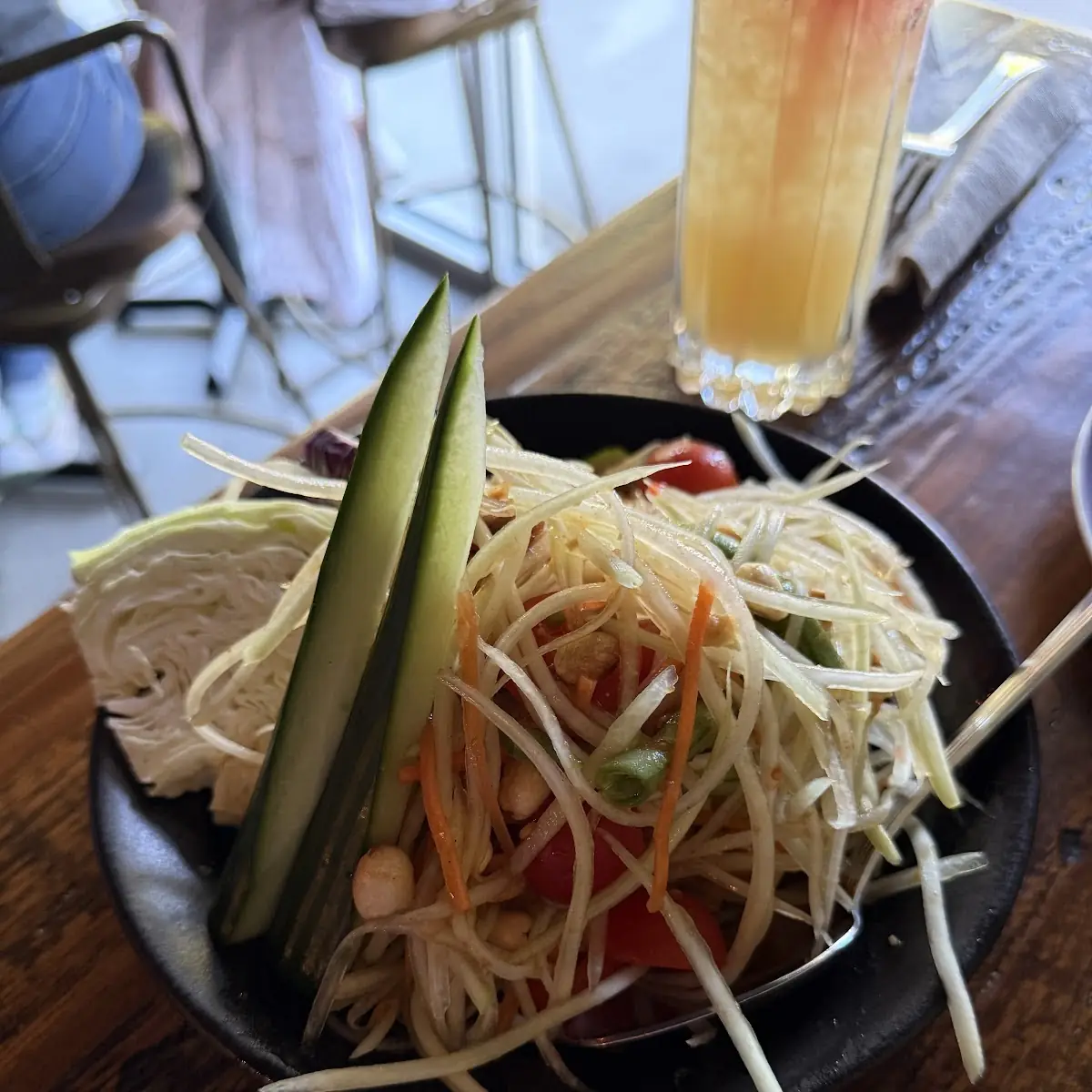Papaya Salad with Peanuts
