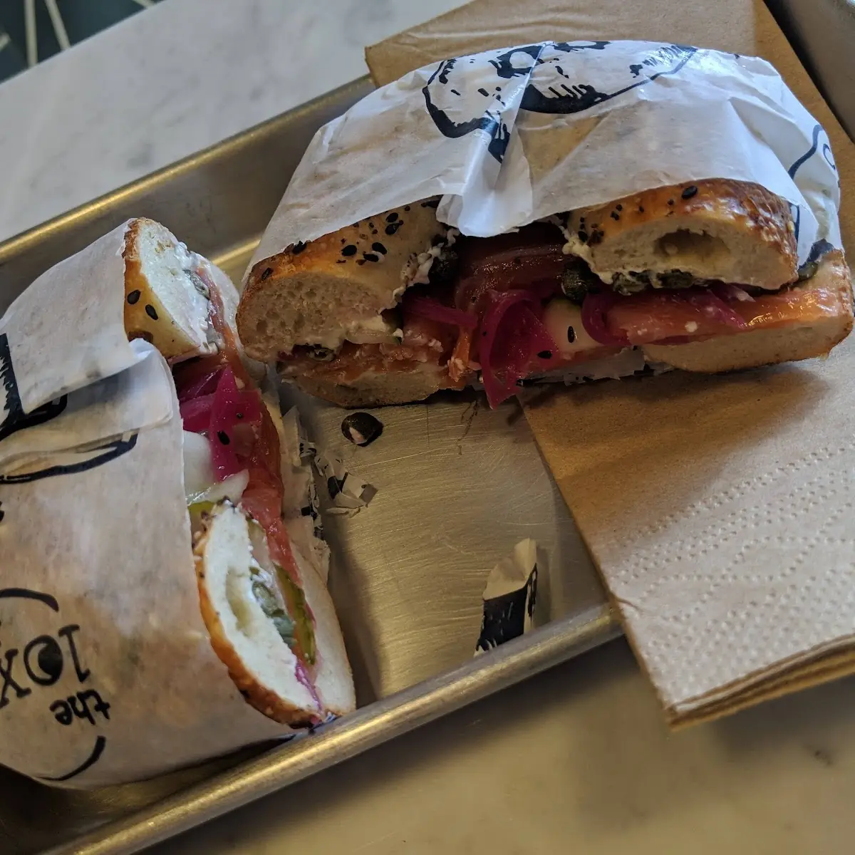 Lox on Everything Bagel