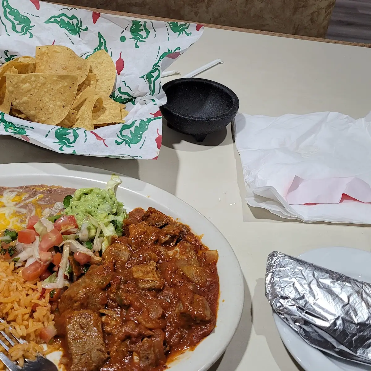 Enchiladas Rice & Beans