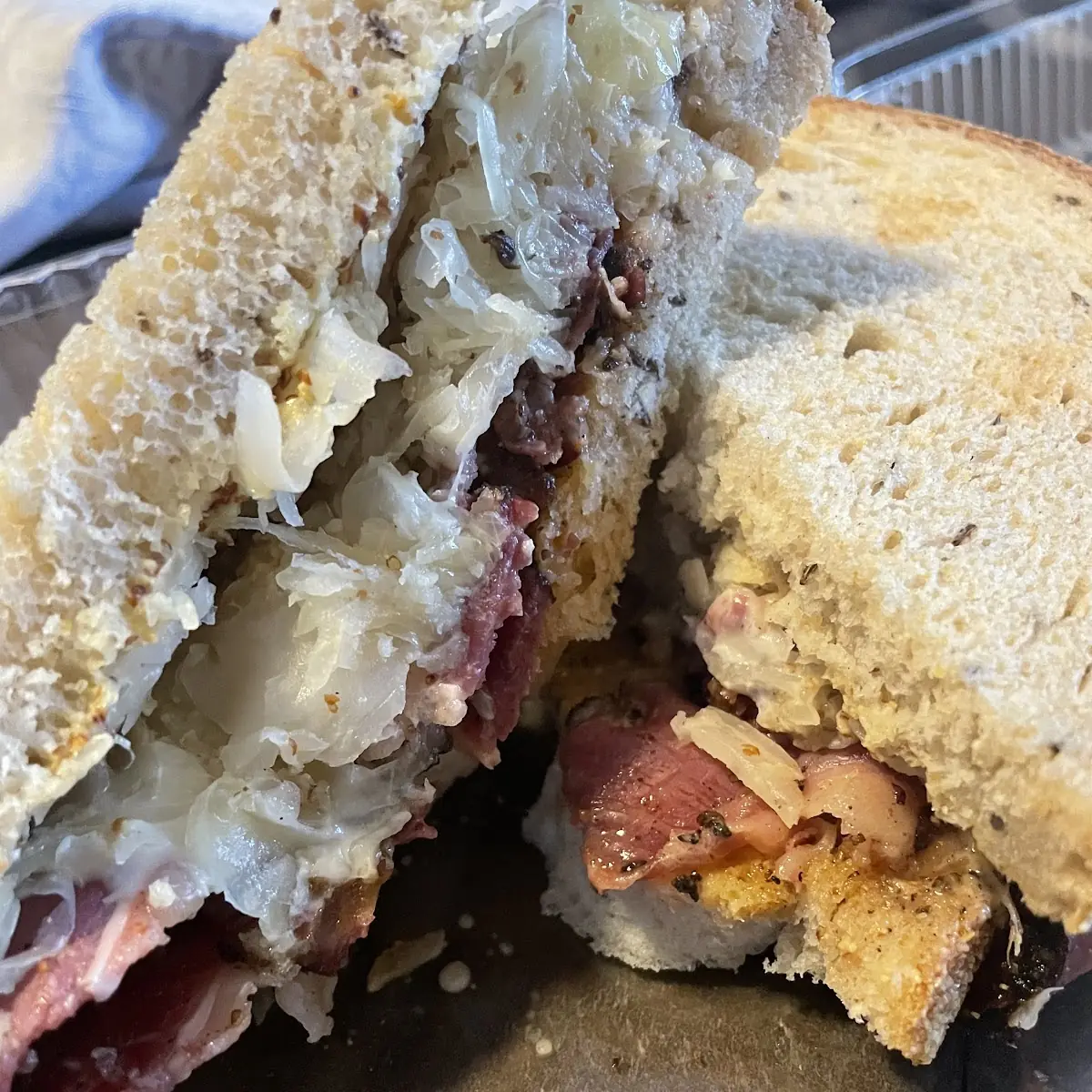 Pastrami & Egg Sandwich