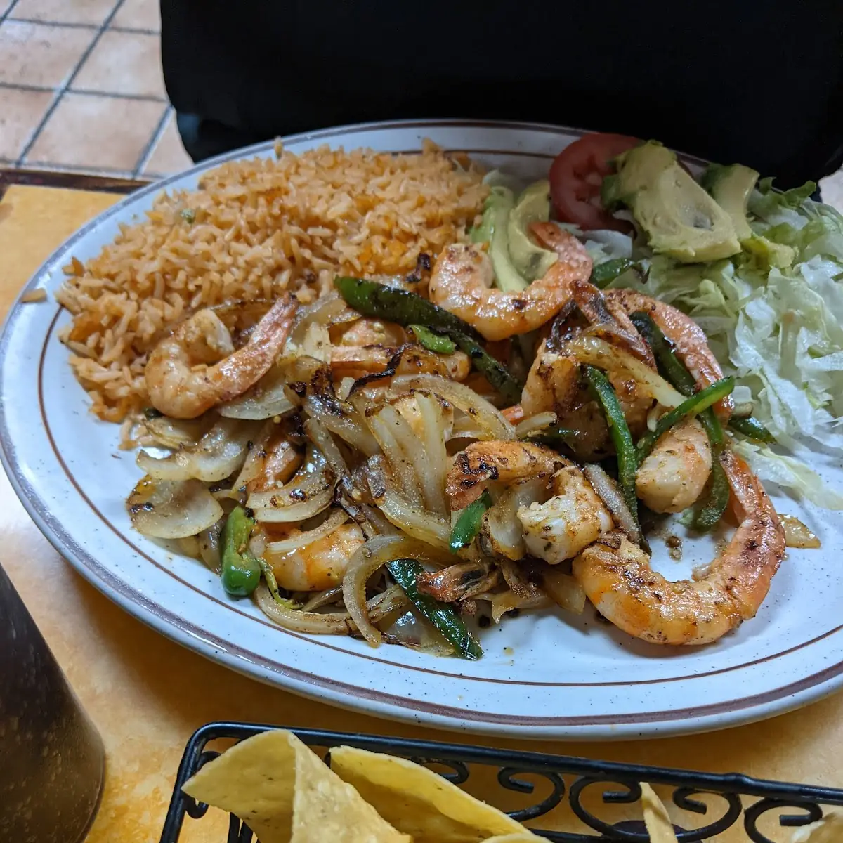 Shrimp Fajitas