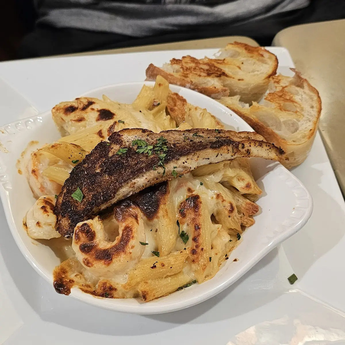 Seafood Mac and Cheese