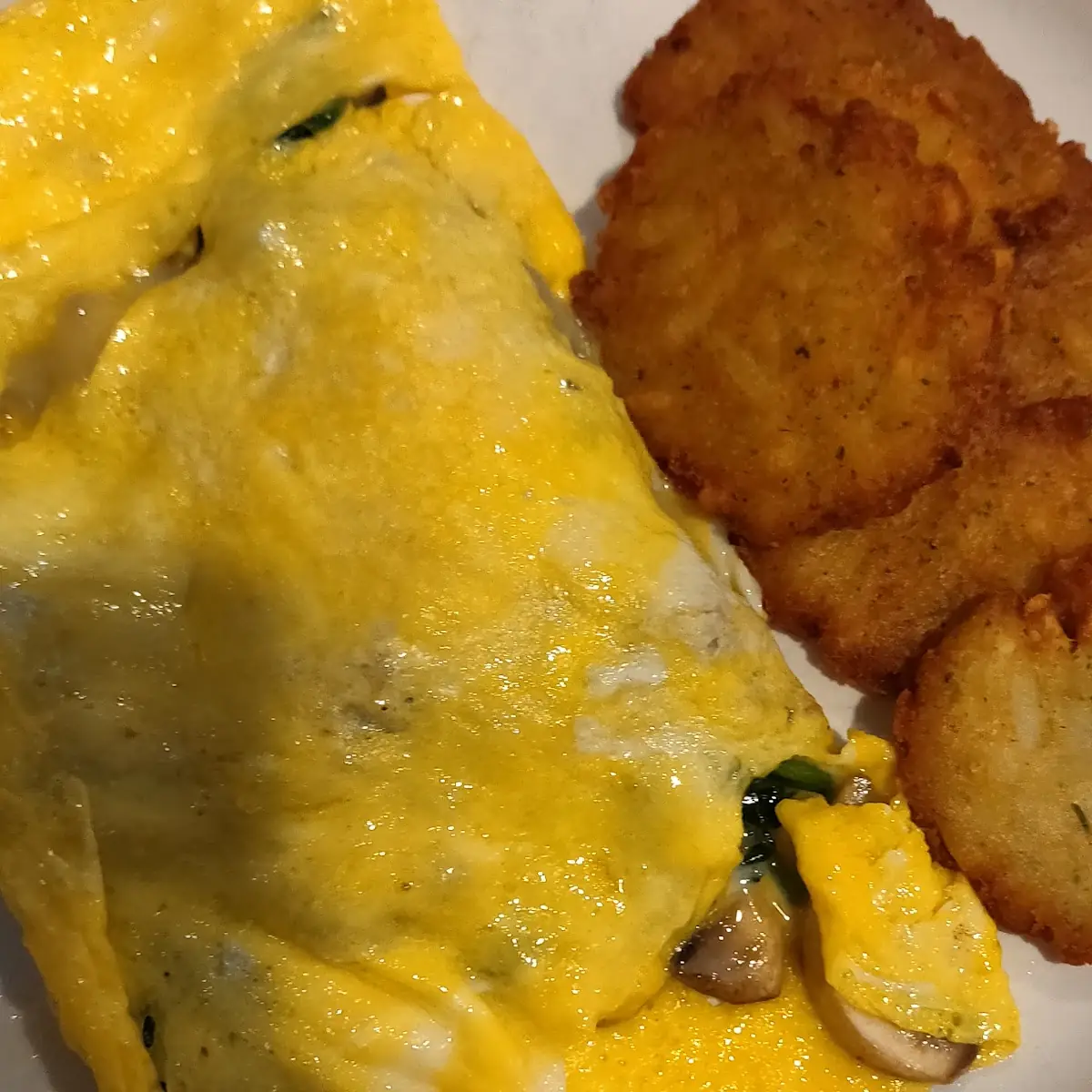 Spinach Omelette