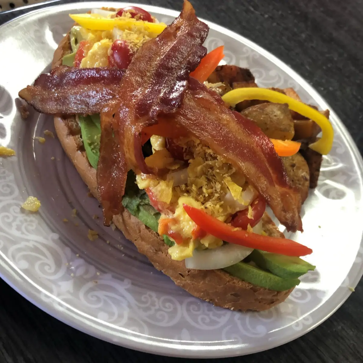 Avocado Open Face Toast