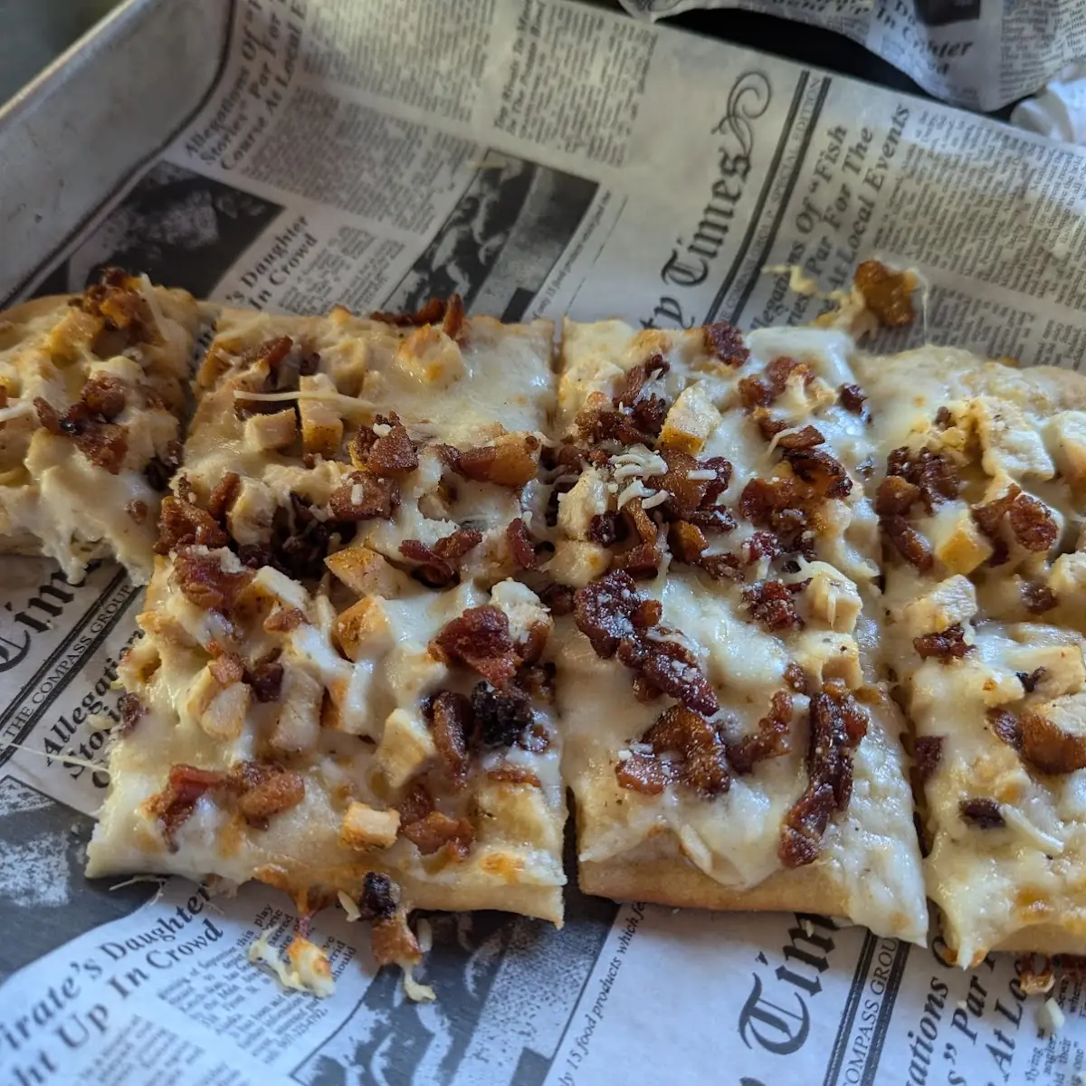 Garlic Parmesan Flatbread