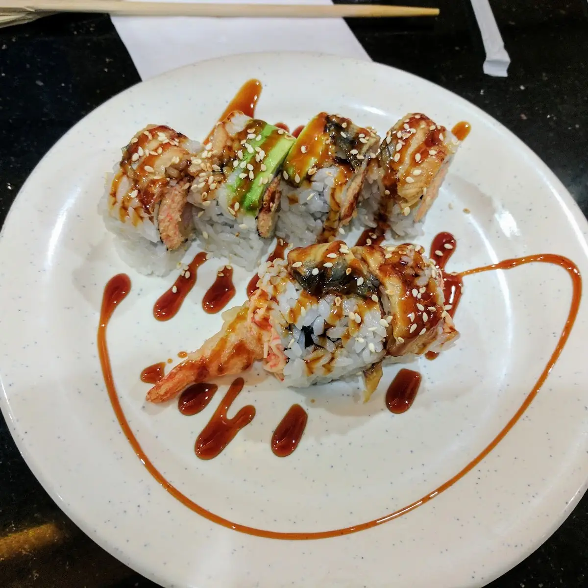 Kobe Sushi Dragon Roll