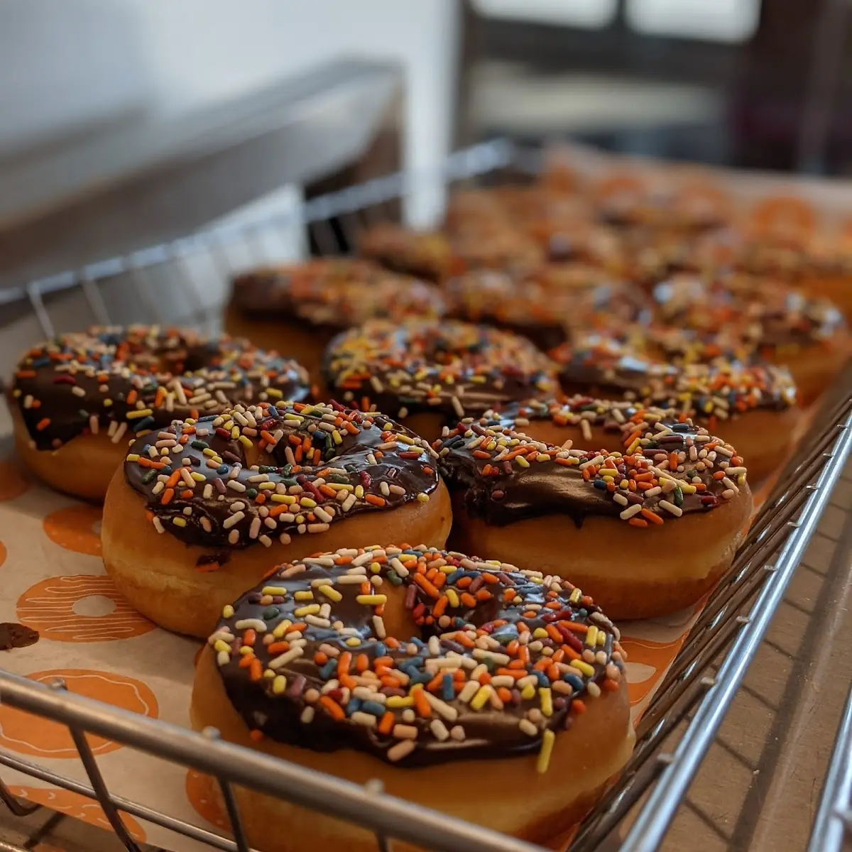 Chocolate Sprinkle Donuts