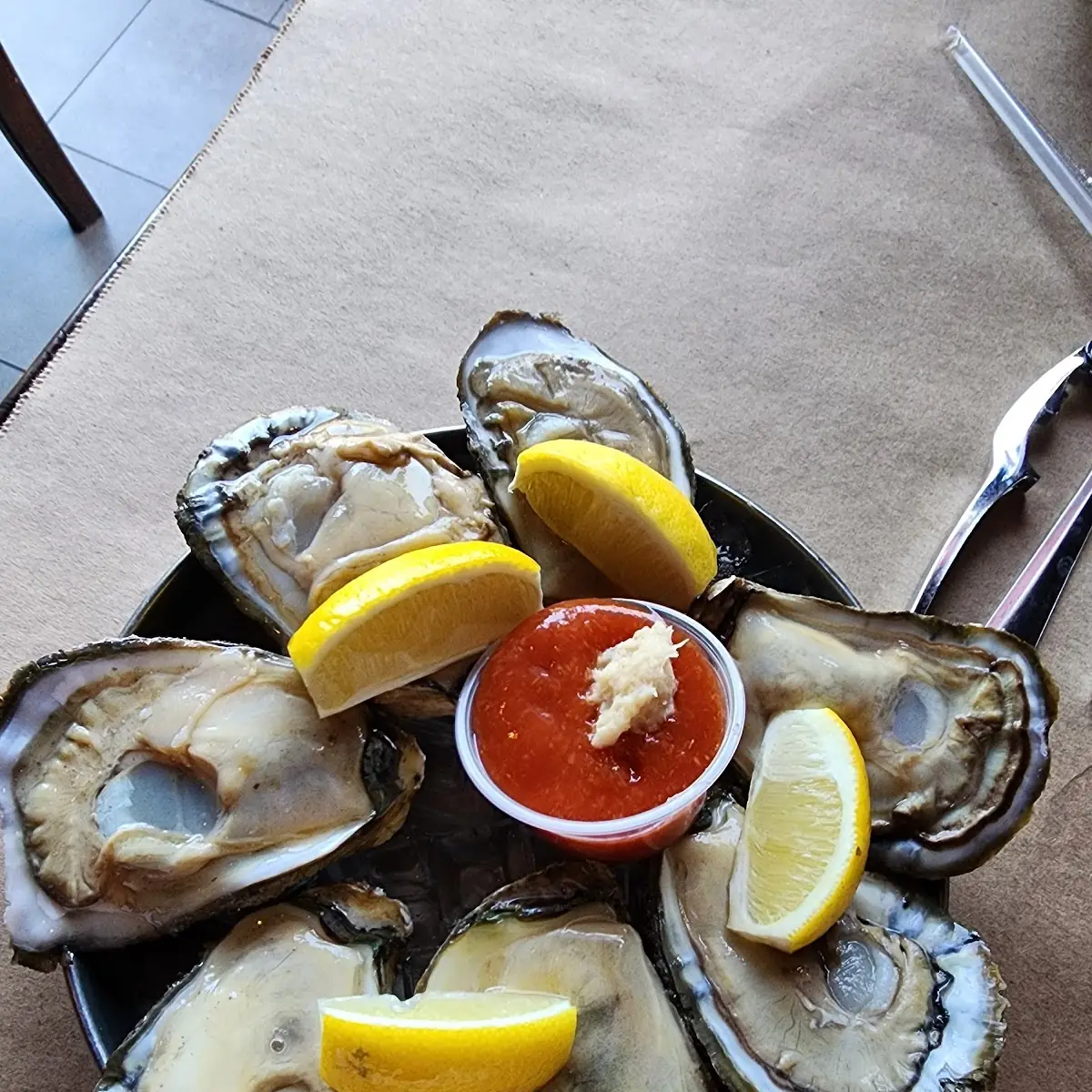 Raw Oysters on the Half Shell