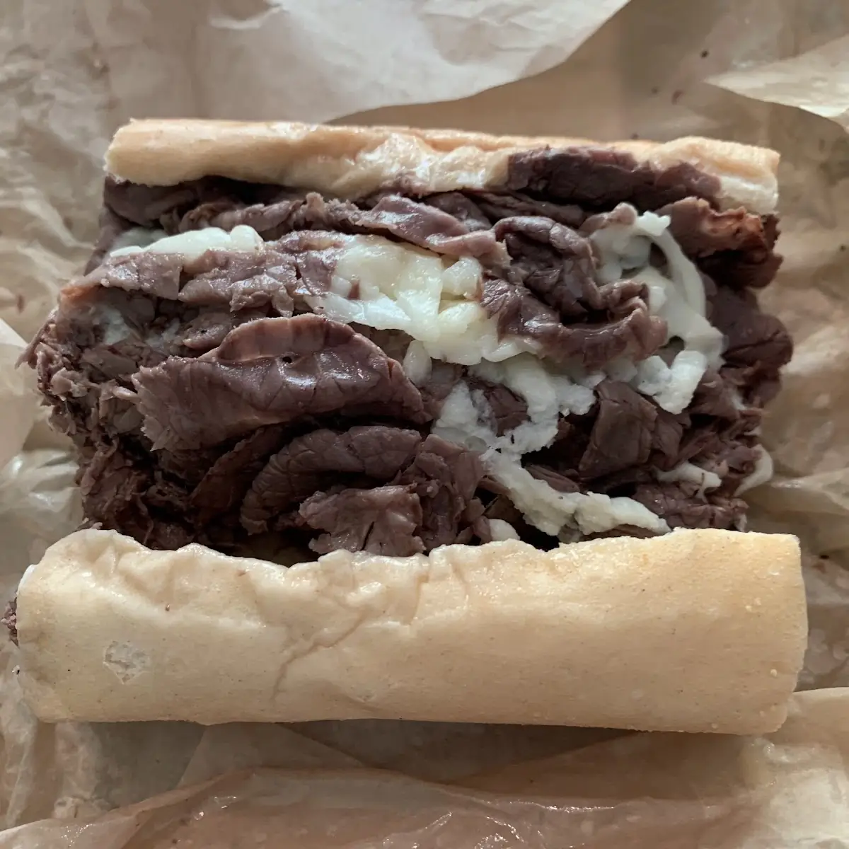 Italian Beef with Mozzarella Cheese