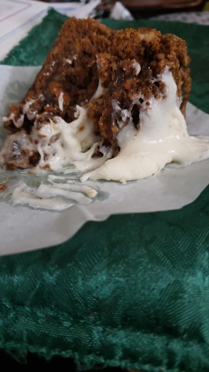 Vegan Carrot Cake Slice