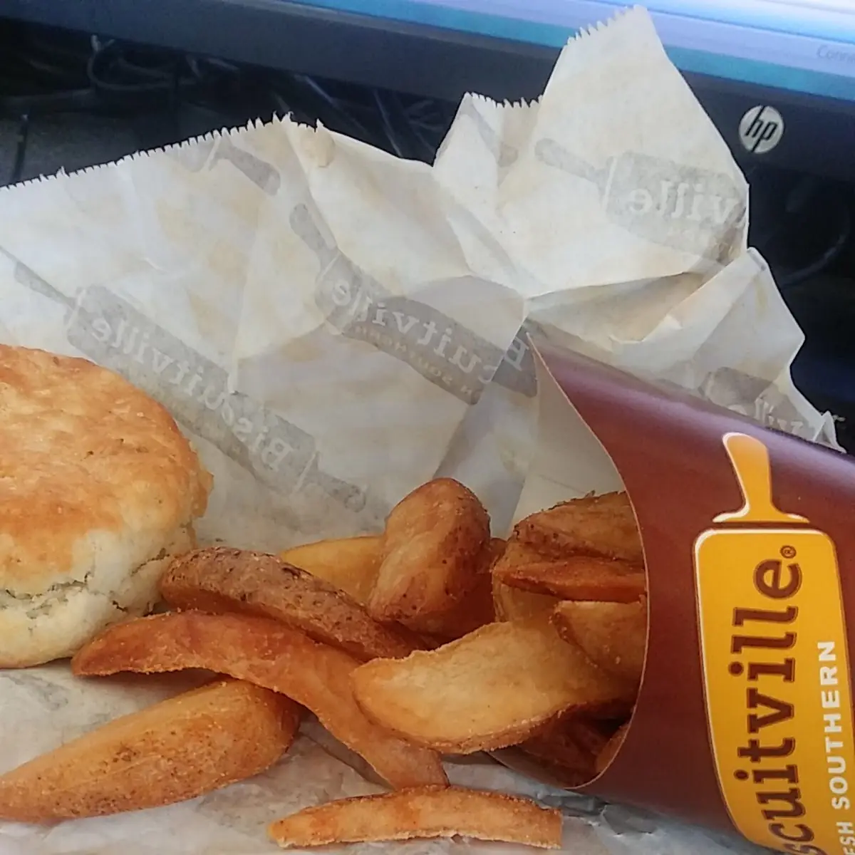 Regular Sausage Biscuit Combo