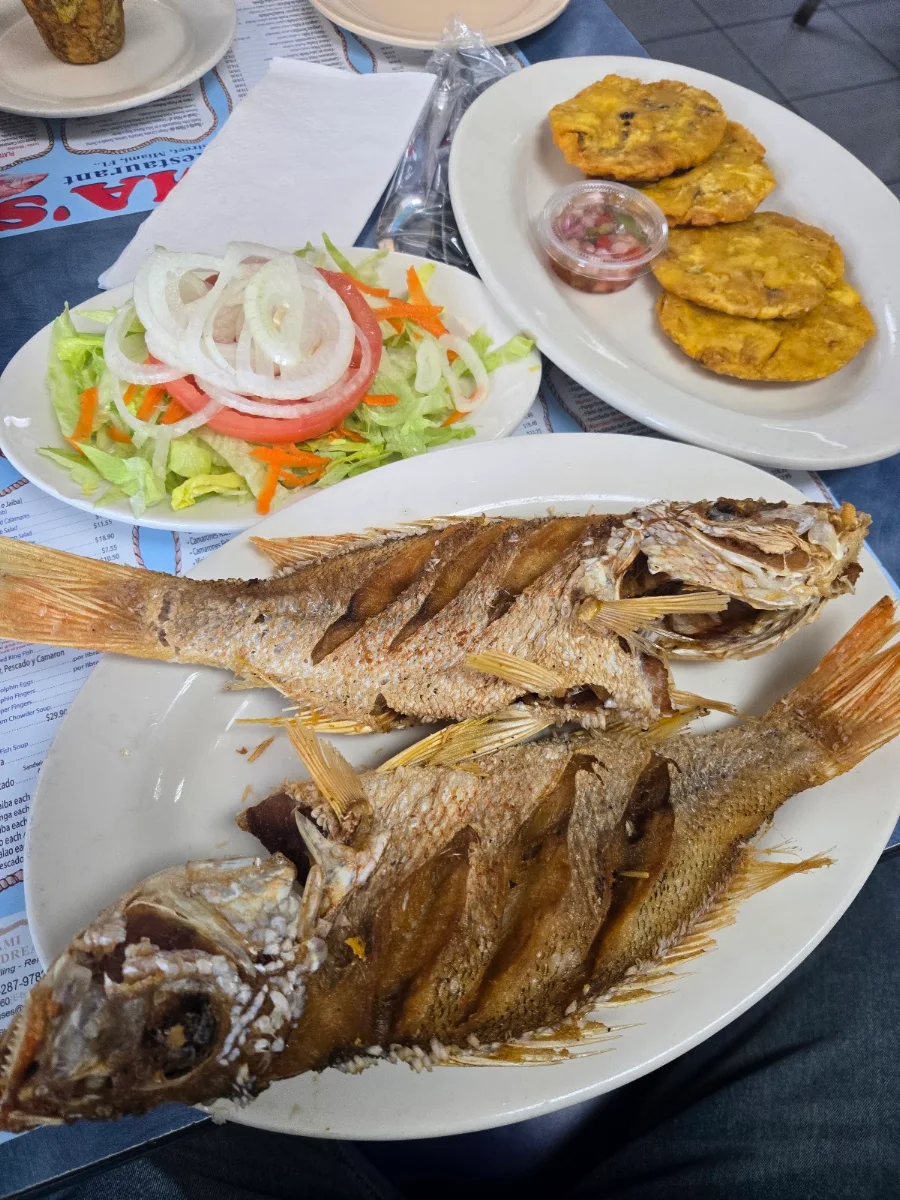 Deep Fried Yellow Tail Snapper