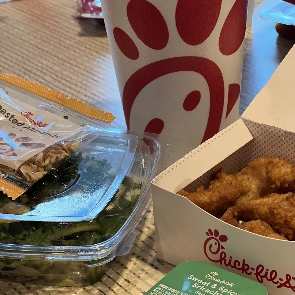 Chicken Nuggets and Kale Meal