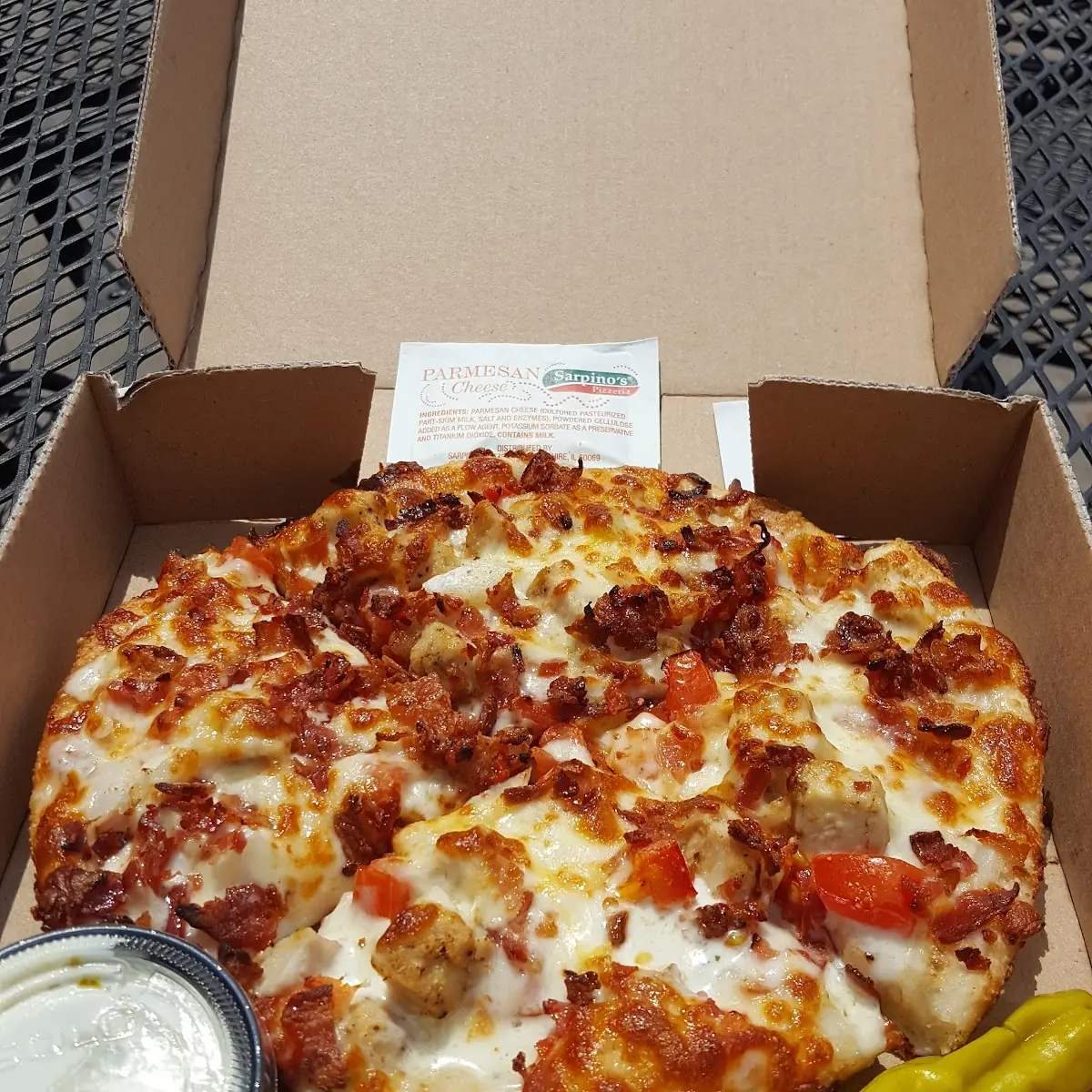 Ranch and Chicken Pizza