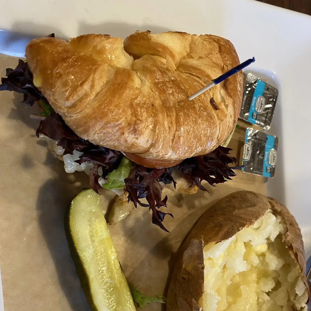Baked Potato with Butter