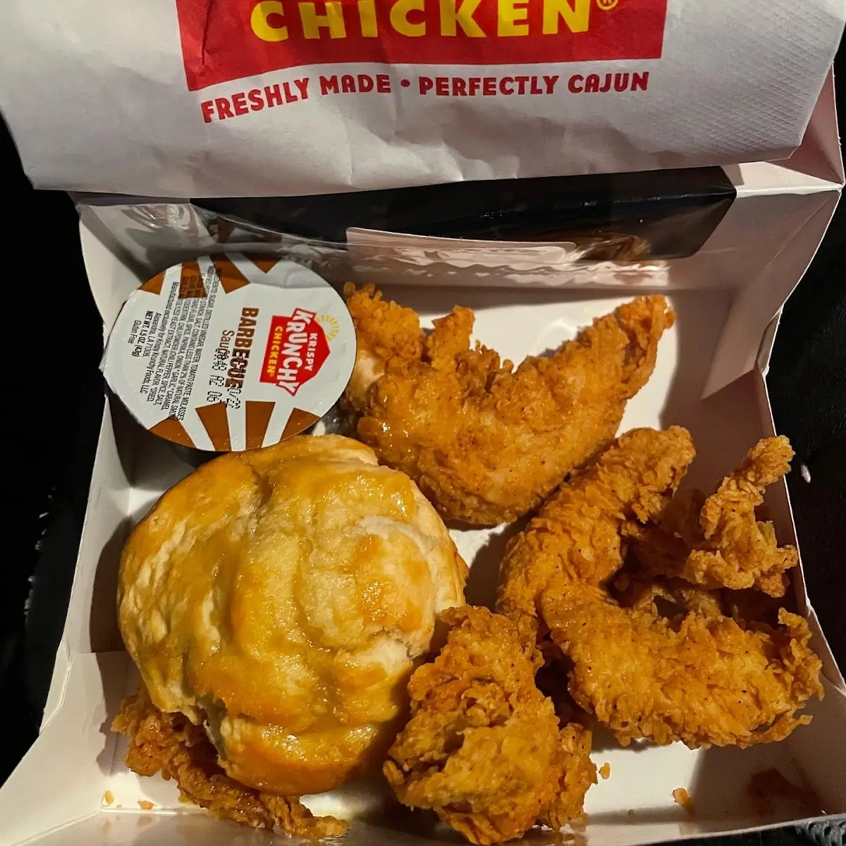 Fried Chicken and Biscuit