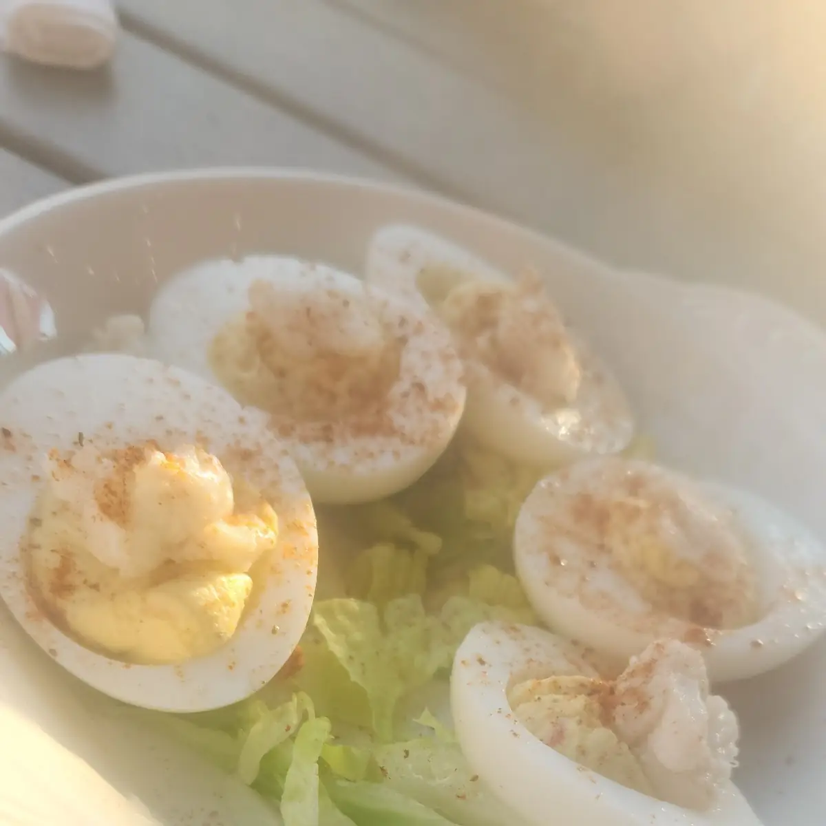 Lobster Deviled Eggs
