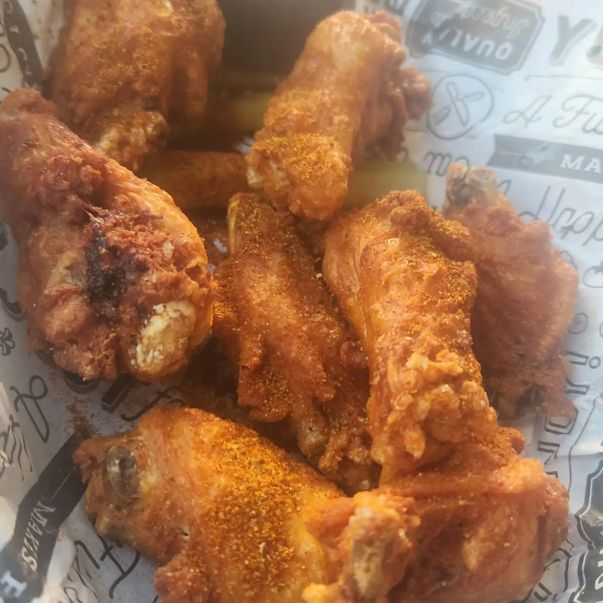 Old Bay Dry Rub Wingss
