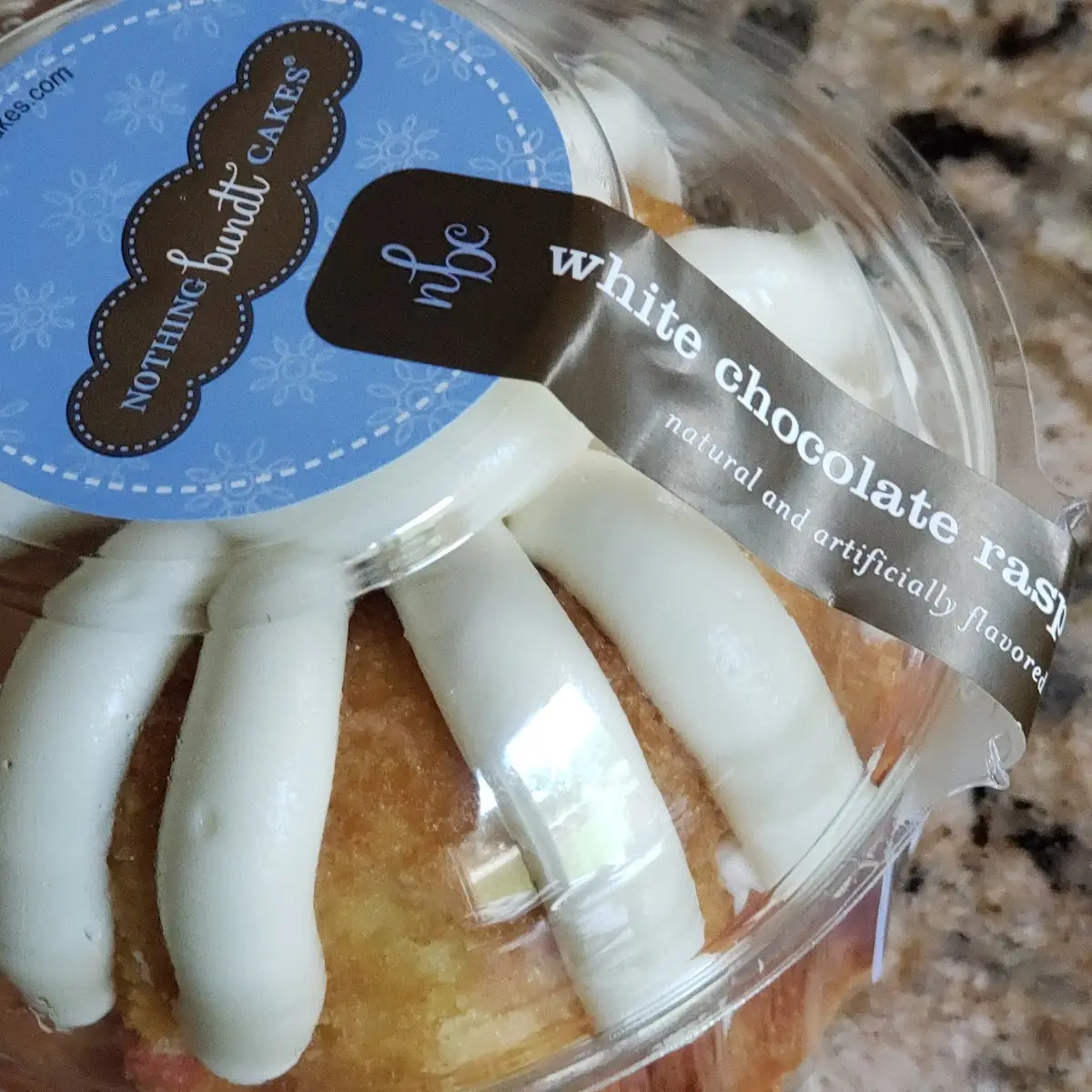 White Chocolate Raspberry Bundt Cake