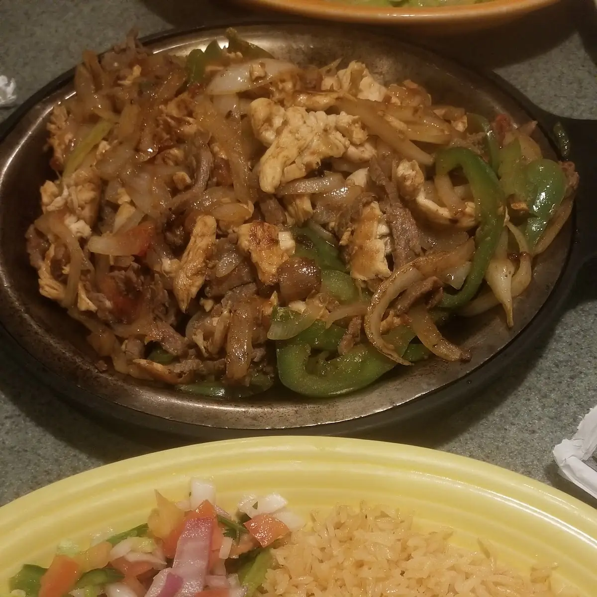 Chicken and Steak Fajitas
