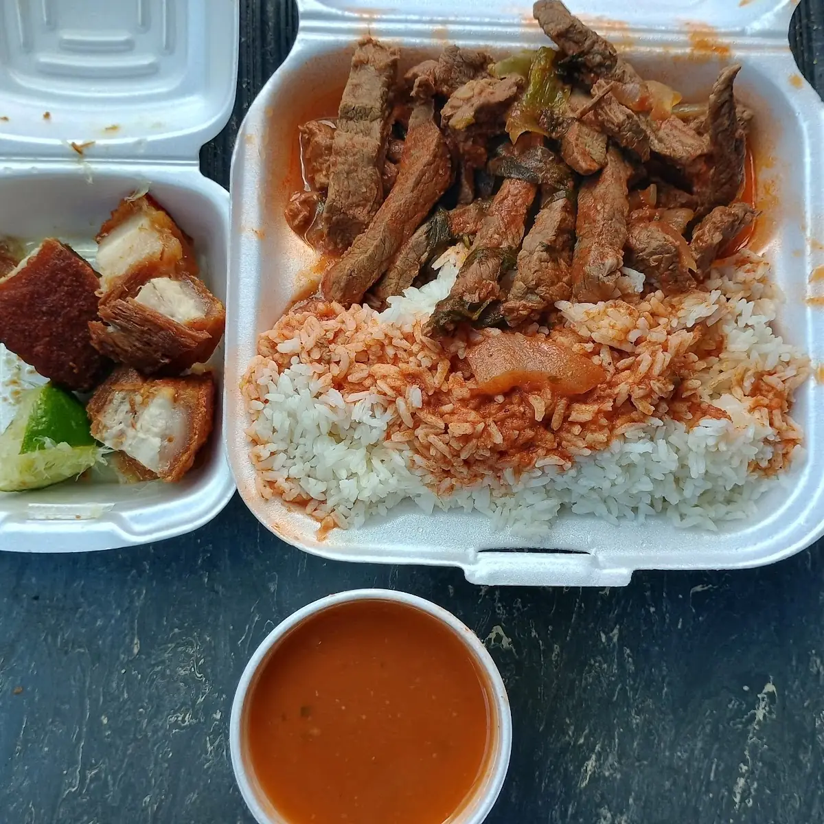 Rice Steak Fajitas