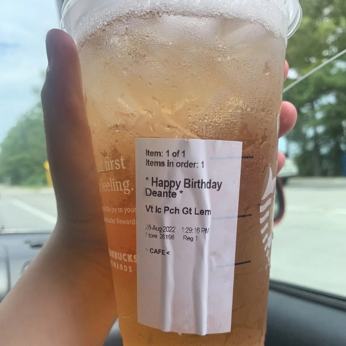 Iced Peach Tea